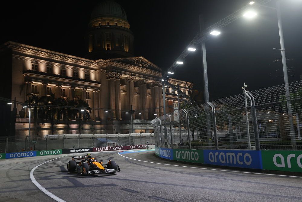 McLaren's Lando Norris in FP2