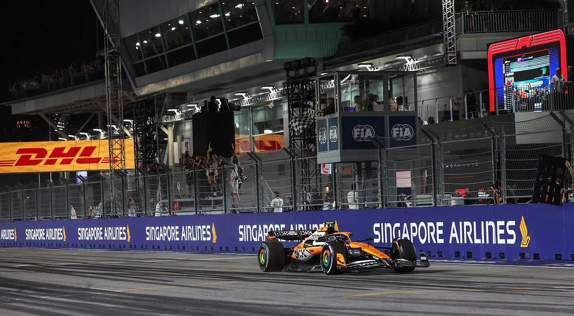 Norris takes first Singapore victory 