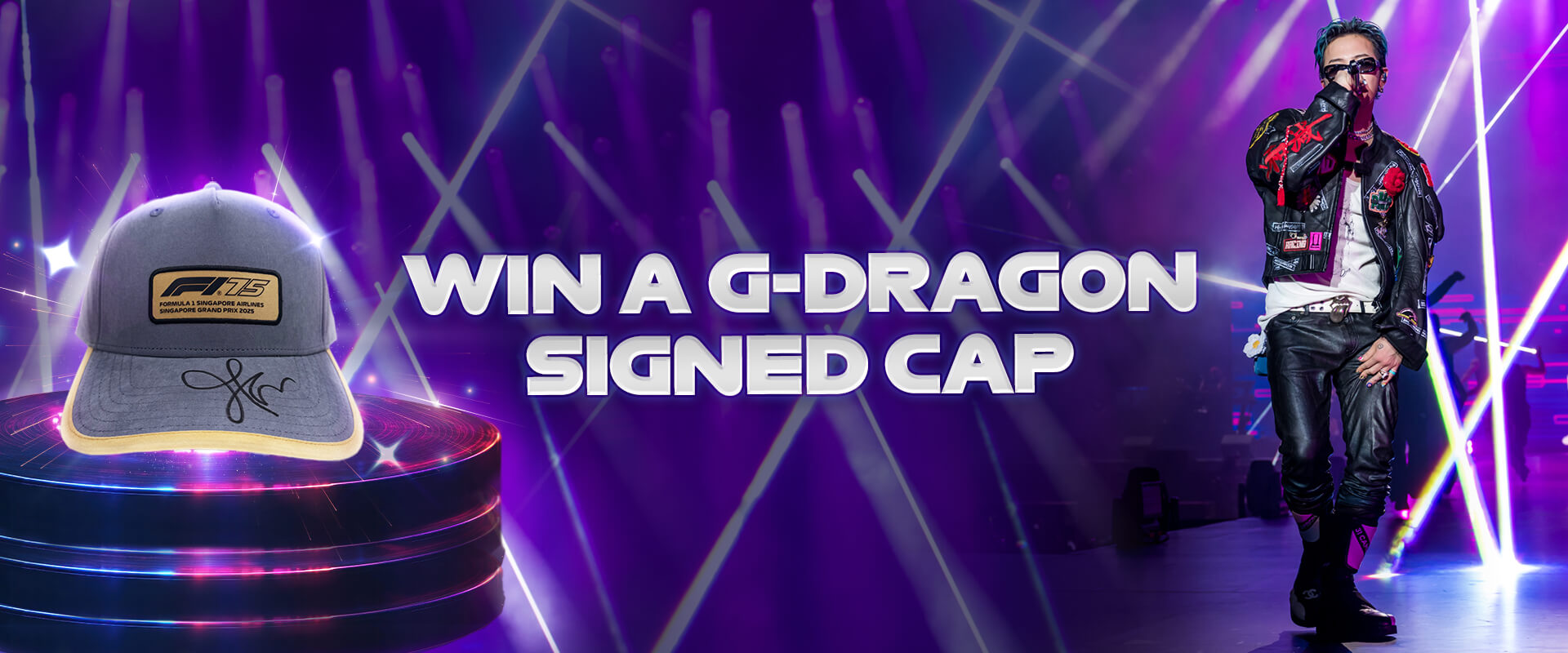 Win A G-DRAGON Signed Cap