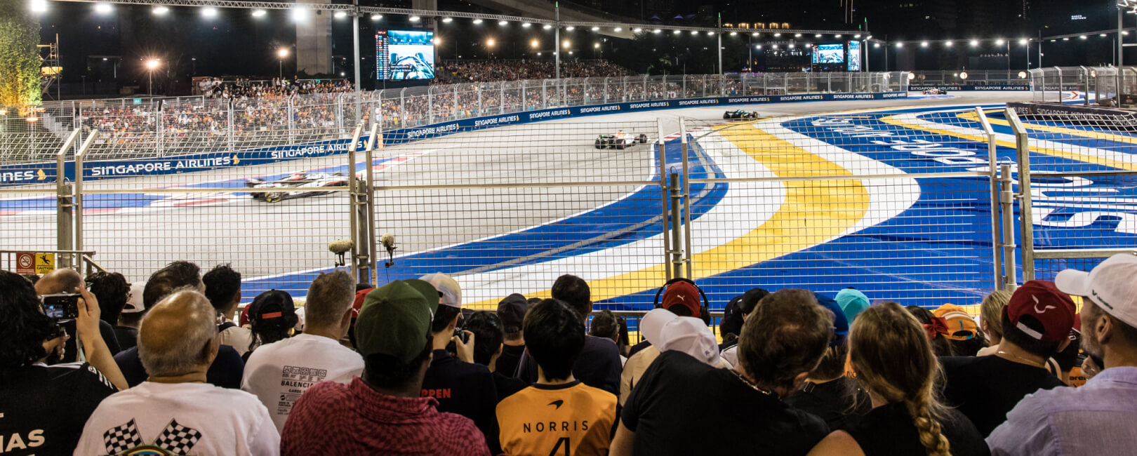 TURN 1 GRANDSTAND
