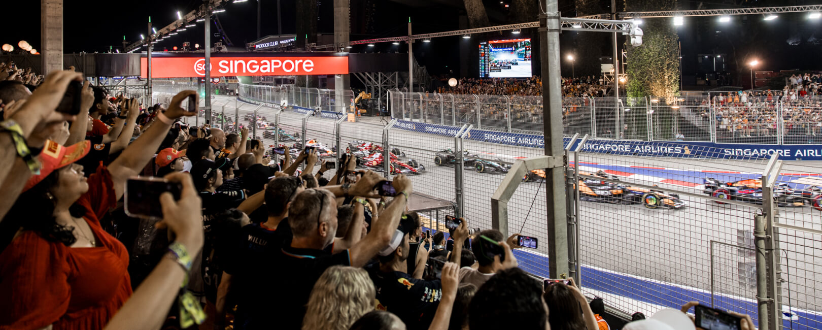 TURN 1 GRANDSTAND